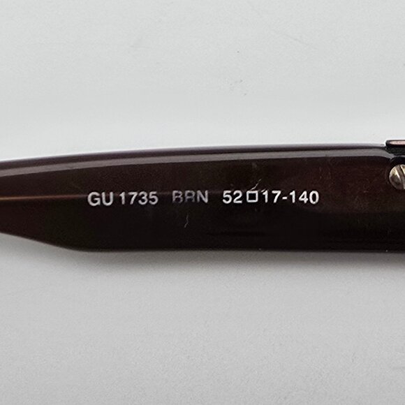 Guess GU1735 Brown Fade Eyeglasses Frame w/ Flexhinge and Case 48-17-140 - Picture 8 of 15